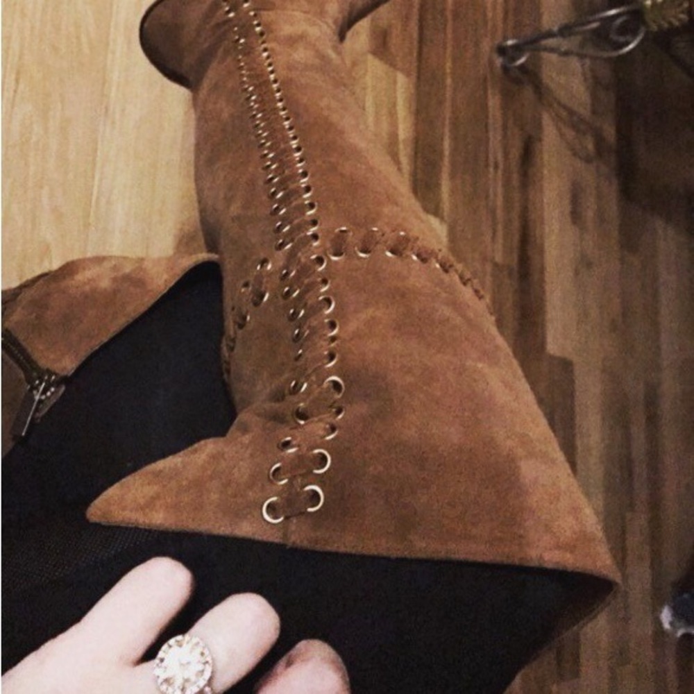 Michael Kors Caramel Malin Grommet boots - Picture 3 of 4